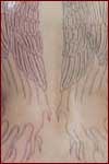 Outline complete, but still red.